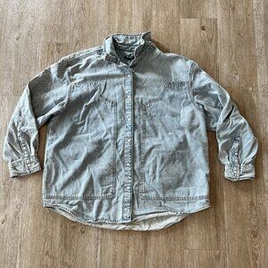 Womens Wild Fable Light Denim Jacket - XL